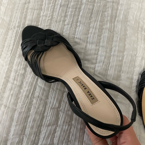 Zara black heeled sandals - Picture 4 of 5